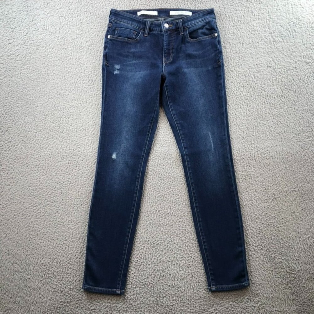 PILCRO Womens Size 28 Distressed STET‎ Mid Rise Stretch Denim Skinny Ankle Jeans